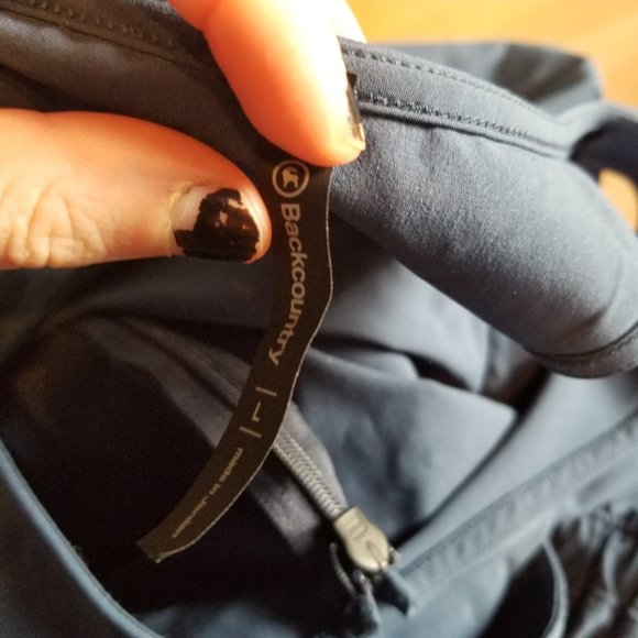 Women's Navy Jumpsuit - Picture 3 of 6